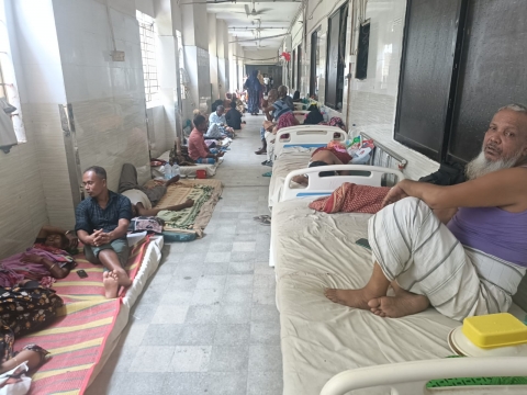  জনবল ও শয্যার চেয়ে হৃদরোগীর সংখ্যা  ৫ গুণ বেশি  